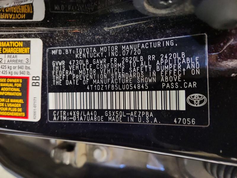 Продажа на аукционе авто 2020 Toyota Avalon, vin: 4T1DZ1FB5LU054845, номер лота: 53955046