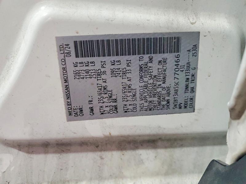Продаж на аукціоні авто 2025 Nissan Rogue, vin: 5N1BT3AB5SC770466, номер лоту: 53687556