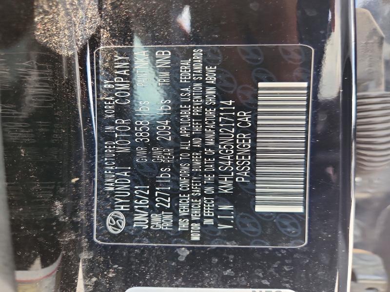 Aukcja sprzedaży 2022 Hyundai Elantra, vin: KMHLS4AG5NU217114, numer aukcji: 55135246