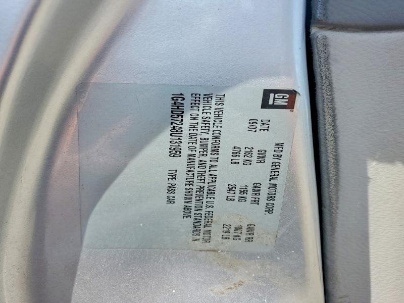 55011266 :رقم المزاد ، 1G4HD57248U131959 vin ، 2008 Buick Lucerne مزاد بيع