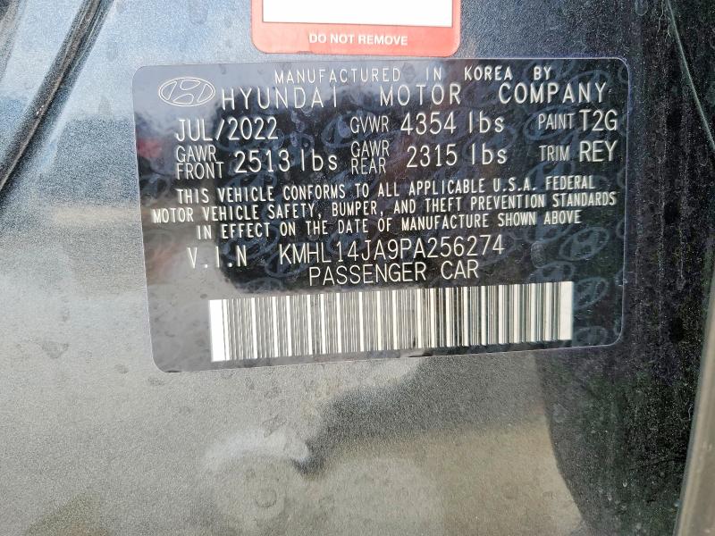 Aukcja sprzedaży 2023 Hyundai Sonata, vin: KMHL14JA9PA256274, numer aukcji: 51721356