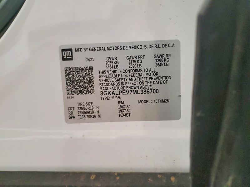 Продаж на аукціоні авто 2021 Gmc Terrain, vin: 3GKALPEV7ML386700, номер лоту: 54323796