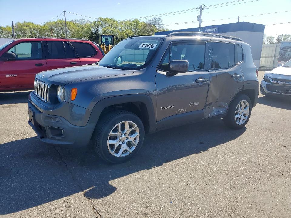 Продаж на аукціоні авто 2016 Jeep Renegade, vin: ZACCJBBT8GPE38752, номер лоту: 46780956
