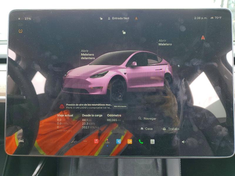 50522156 :رقم المزاد ، 7SAYGDEF0NF484797 vin ، 2022 Tesla Model Y مزاد بيع