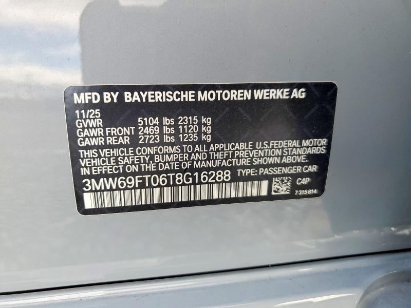 Aukcja sprzedaży 2026 Bmw M340xi, vin: 3MW69FT06T8G16288, numer aukcji: 52080546