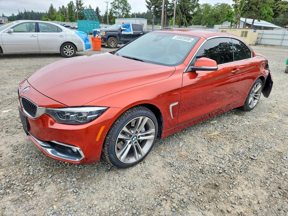 53025936 :رقم المزاد ، WBA4Z7C5XJEA33292 vin ، 2018 Bmw 440xi مزاد بيع