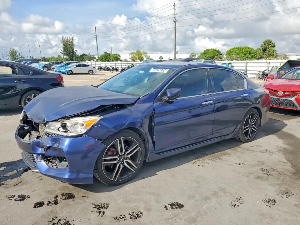 52895366 :رقم المزاد ، 1HGCR2F51HA134539 vin ، 2017 Honda Accord مزاد بيع