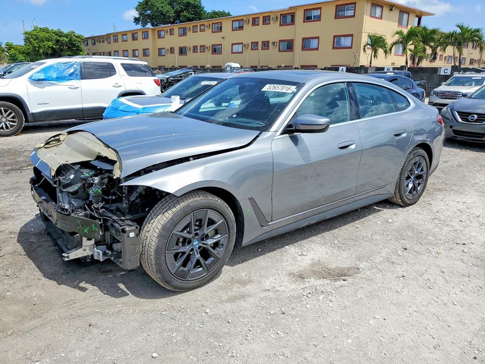 Продажа на аукционе авто 2024 Bmw I4, vin: WBY43AW05RFS76205, номер лота: 52657016