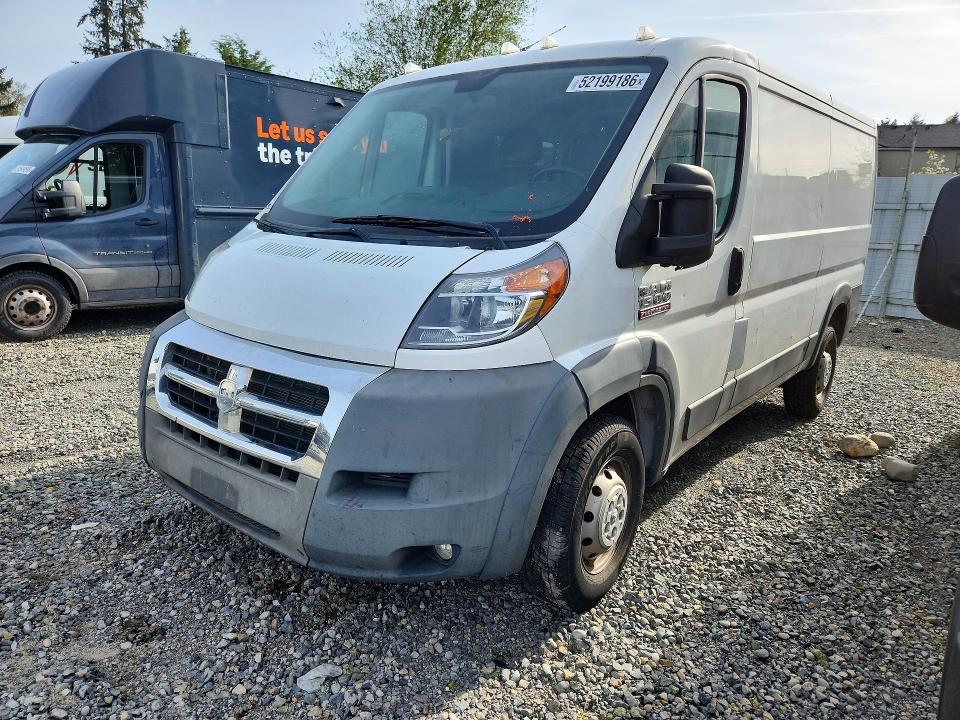 2016 Ram Promaster 1500 მანქანა იყიდება აუქციონზე, vin: 3C6TRVAG9GE120674, აუქციონის ნომერი: 52199186