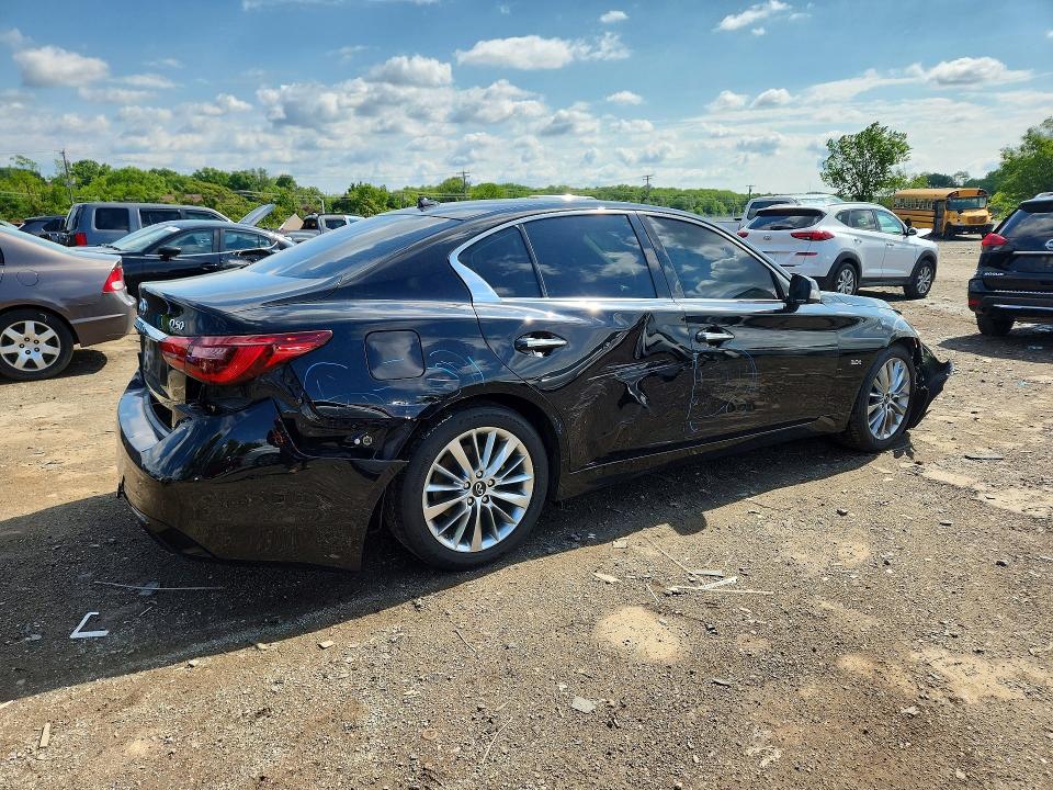 53543556 :رقم المزاد ، JN1EV7AR8KM593778 vin ، 2019 Infiniti Q50 مزاد بيع