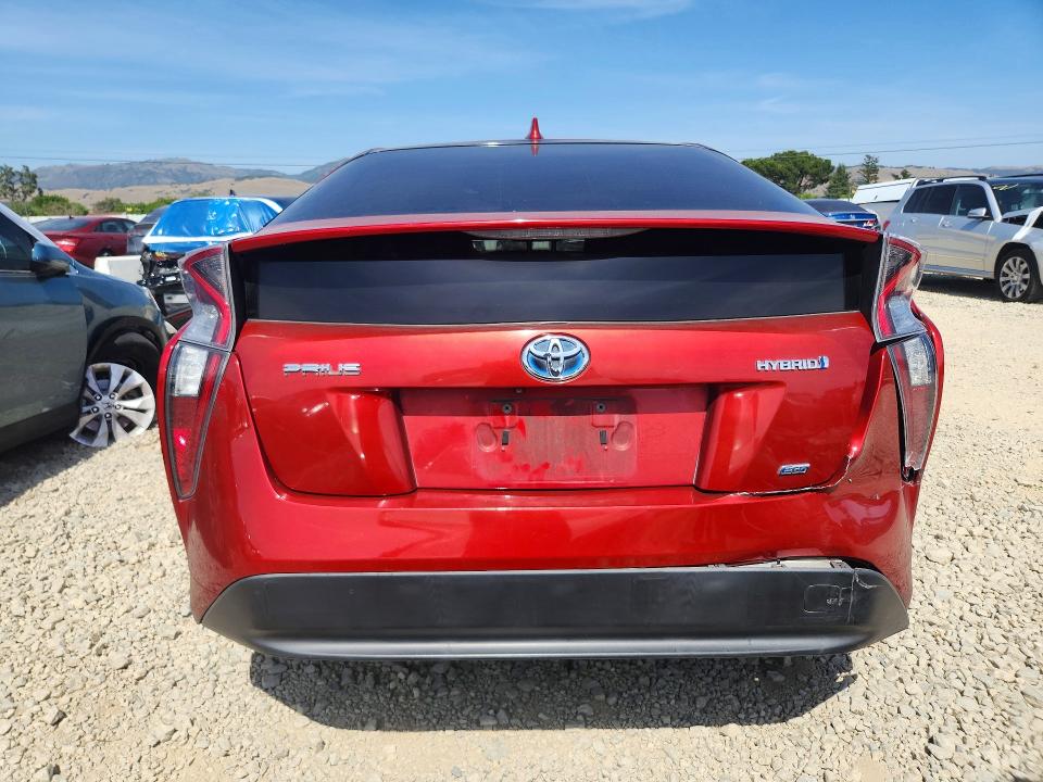 2017 Toyota Prius მანქანა იყიდება აუქციონზე, vin: JTDKARFU8H3529856, აუქციონის ნომერი: 53445106