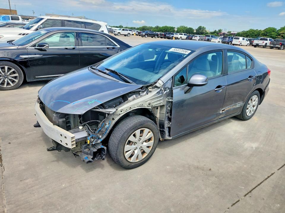 Aukcja sprzedaży 2012 Honda Civic, vin: 19XFB2F58CE345484, numer aukcji: 55322556