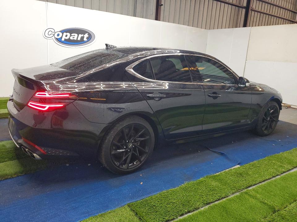 2022 Genesis G70 მანქანა იყიდება აუქციონზე, vin: KMTG34TA6NU092525, აუქციონის ნომერი: 52171616