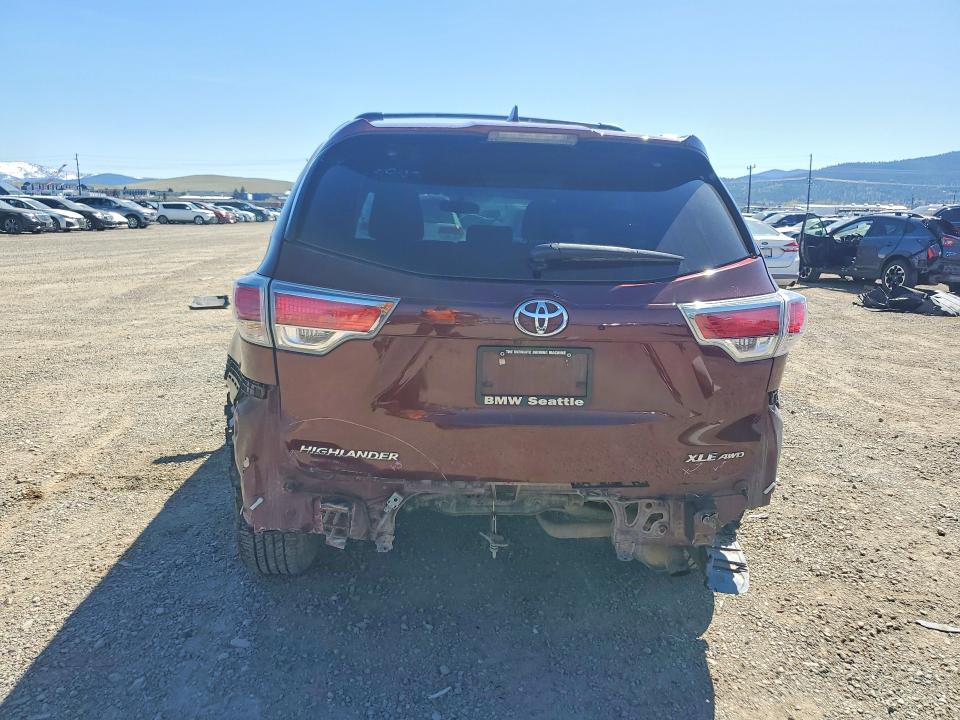 Aukcja sprzedaży 2015 Toyota Highlander, vin: 5TDJKRFH6FS182583, numer aukcji: 52257016