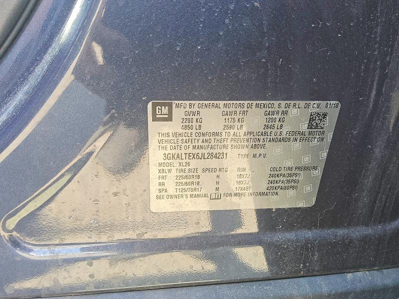 Aukcja sprzedaży 2018 Gmc Terrain, vin: 3GKALTEX6JL284231, numer aukcji: 53713716