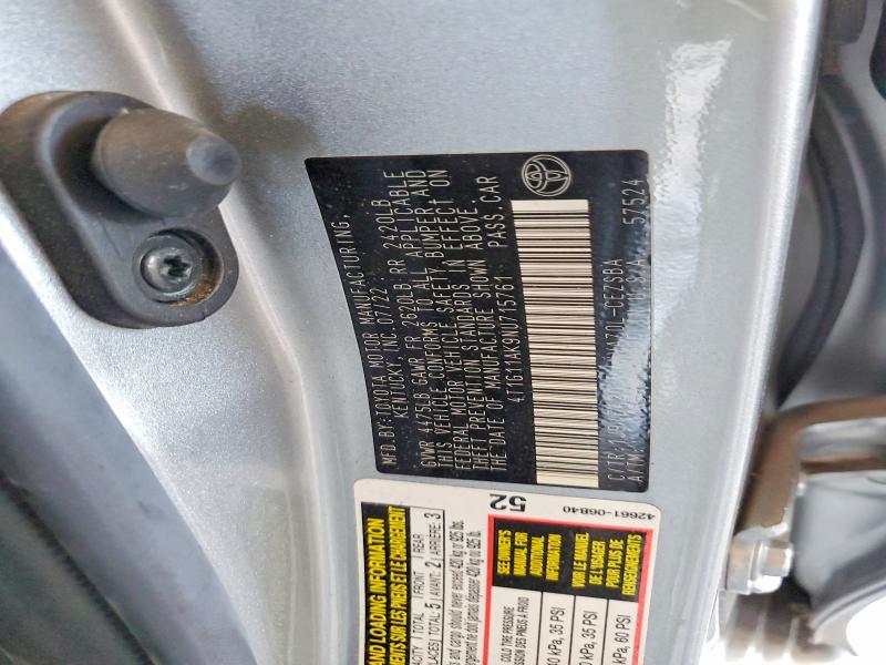 Продажа на аукционе авто 2022 Toyota Camry, vin: 4T1G11AK9NU715761, номер лота: 54366826
