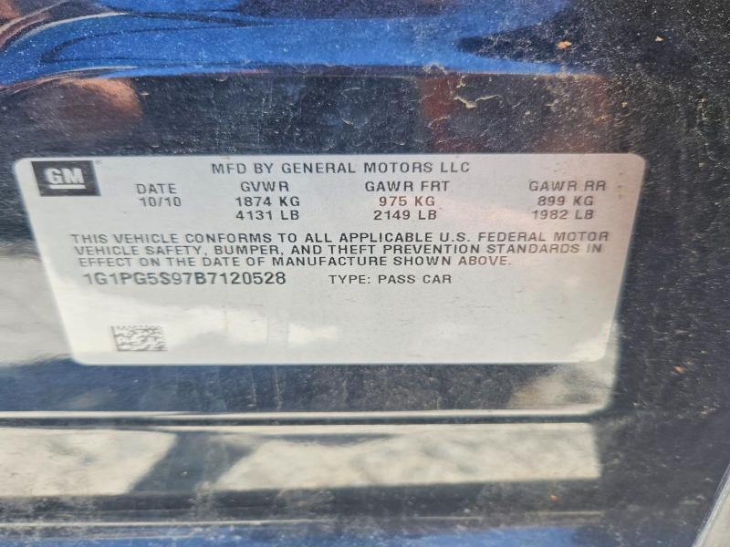 Продаж на аукціоні авто 2011 Chevrolet Cruze, vin: 1G1PG5S97B7120528, номер лоту: 53538196