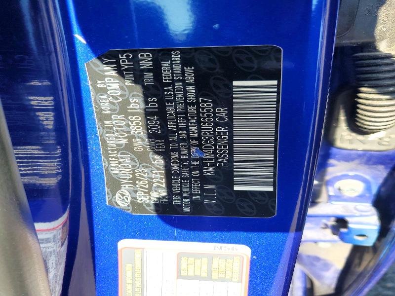 Aukcja sprzedaży 2024 Hyundai Elantra, vin: KMHLM4DG3RU665587, numer aukcji: 53915296