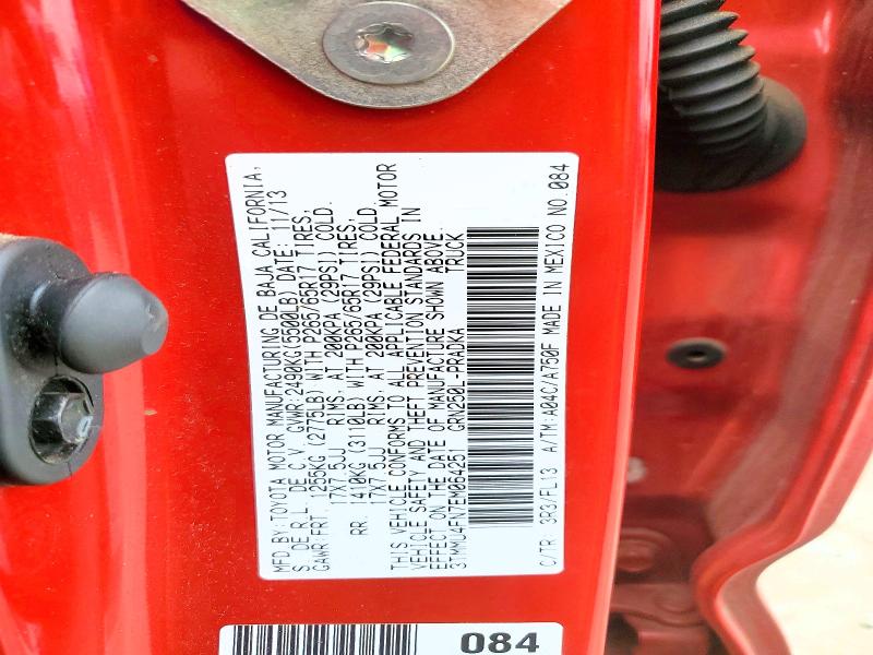 54322446 :رقم المزاد ، 3TMMU4FN7EM064251 vin ، 2014 Toyota Tacoma مزاد بيع