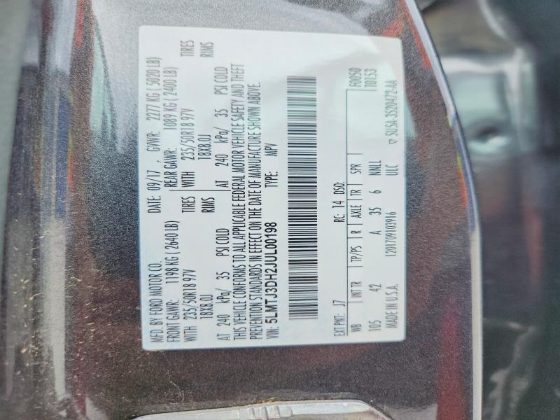 53900716 :رقم المزاد ، 5LMTJ3DH2JUL00198 vin ، 2018 Lincoln Mkc مزاد بيع