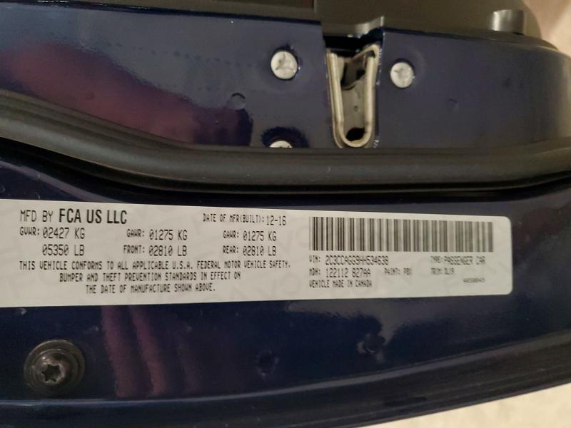 53442876 :رقم المزاد ، 2C3CCAGG9HH534638 vin ، 2017 Chrysler 300 مزاد بيع