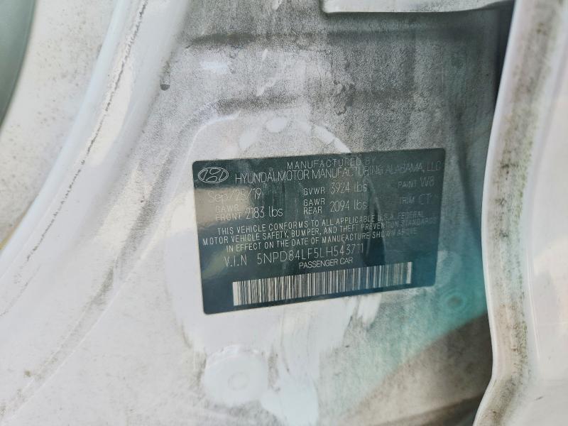 2020 Hyundai Elantra მანქანა იყიდება აუქციონზე, vin: 5NPD84LF5LH543711, აუქციონის ნომერი: 53220646