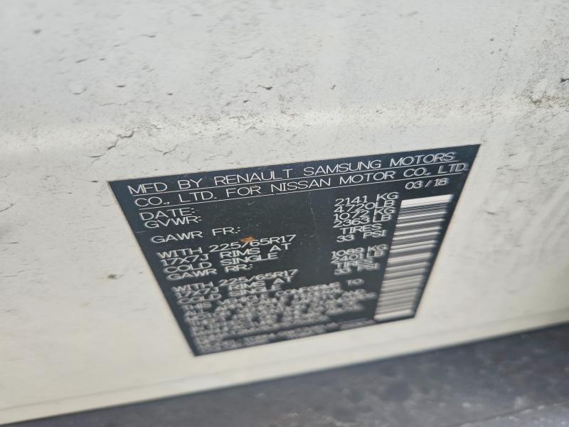2018 Nissan Rogue მანქანა იყიდება აუქციონზე, vin: KNMAT2MV8JP575405, აუქციონის ნომერი: 54135086