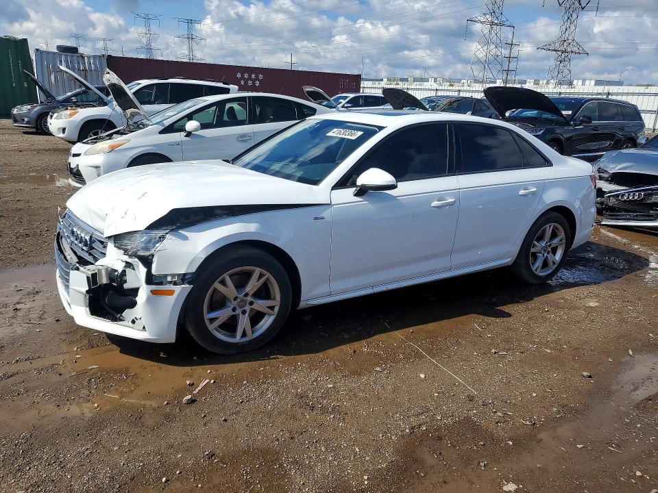 2018 Audi A4 მანქანა იყიდება აუქციონზე, vin: WAUKMAF47JN020065, აუქციონის ნომერი: 41630366