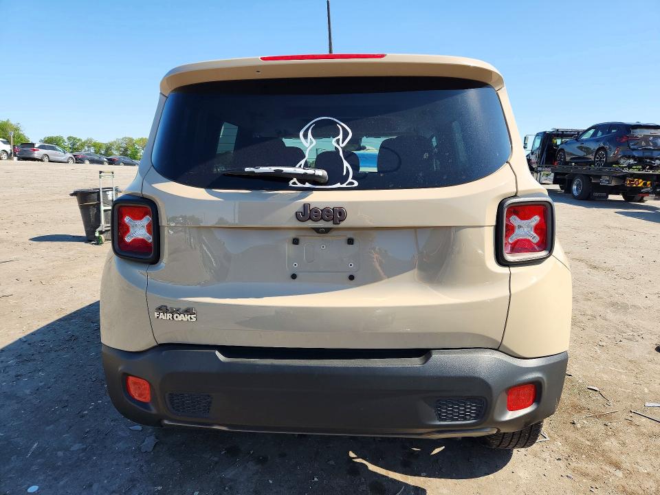 Продаж на аукціоні авто 2016 Jeep Renegade, vin: ZACCJBBW5GPD02704, номер лоту: 52302106