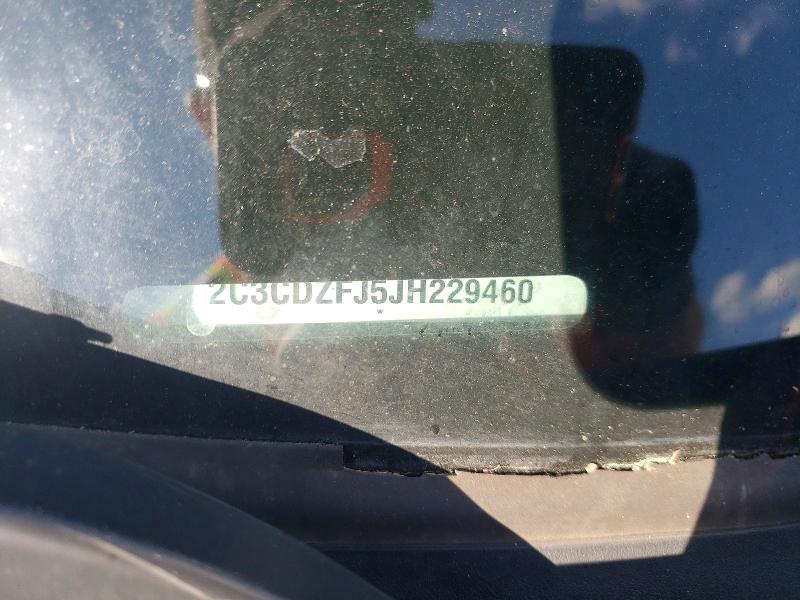 Продаж на аукціоні авто 2018 Dodge Challenger, vin: 2C3CDZFJ5JH229460, номер лоту: 52700836