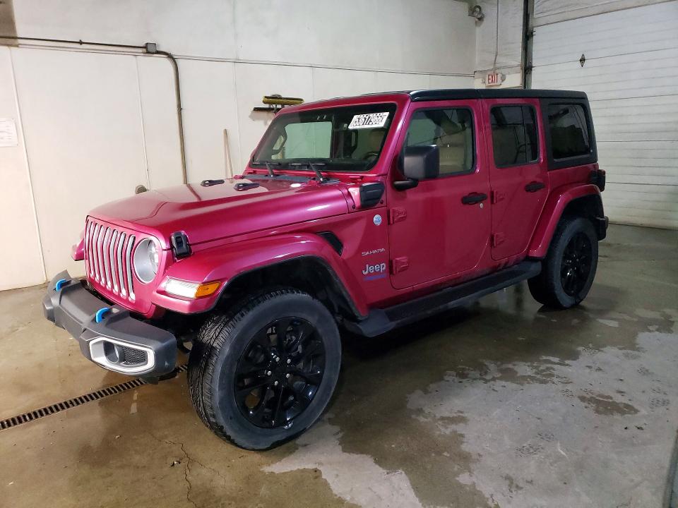 53617966 :رقم المزاد ، 1C4JJXP69NW114457 vin ، 2022 Jeep Wrangler Unlimited مزاد بيع
