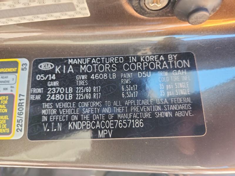 Aukcja sprzedaży 2014 Kia Sportage, vin: KNDPBCAC0E7657186, numer aukcji: 52613916
