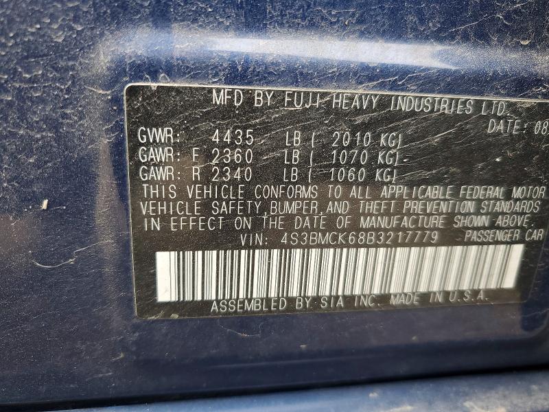 Продажа на аукционе авто 2011 Subaru Legacy, vin: 4S3BMCK68B3217779, номер лота: 53230336
