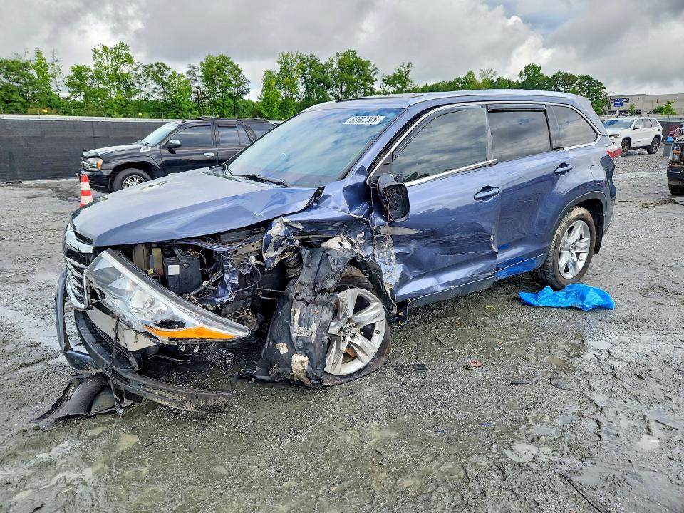 2016 Toyota Highlander მანქანა იყიდება აუქციონზე, vin: 5TDDKRFH6GS279779, აუქციონის ნომერი: 52652906