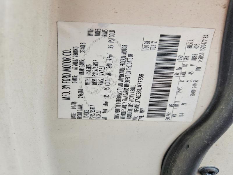 Aukcja sprzedaży 2008 Ford Explorer, vin: 1FMEU74E68UA77559, numer aukcji: 53235326