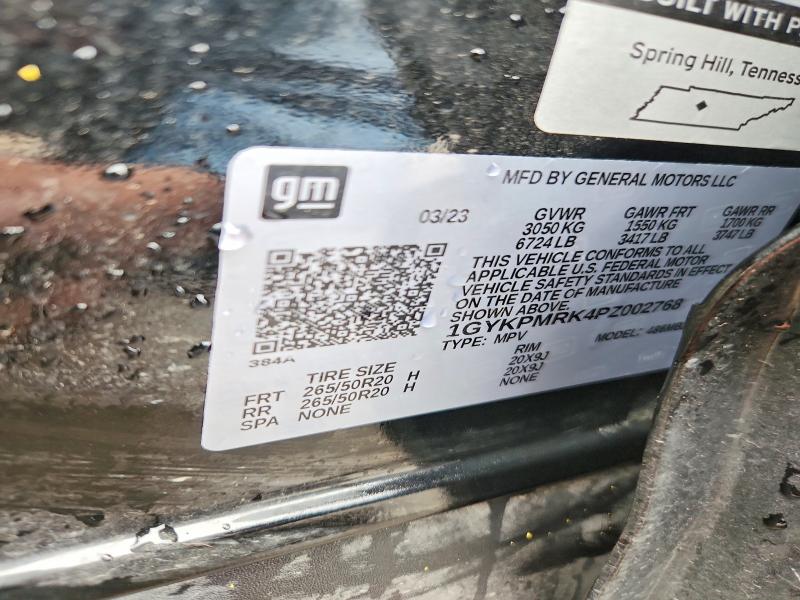Aukcja sprzedaży 2023 Cadillac Lyriq, vin: 1GYKPMRK4PZ002768, numer aukcji: 54605636
