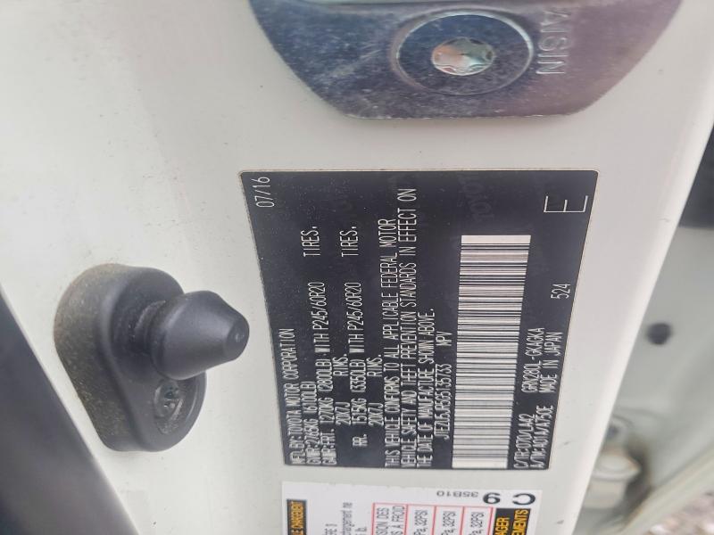 Aukcja sprzedaży 2016 Toyota 4runner, vin: JTEZU5JR5G5135733, numer aukcji: 52482896