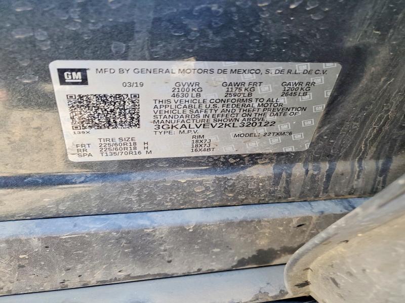Продаж на аукціоні авто 2019 Gmc Terrain, vin: 3GKALVEV2KL320122, номер лоту: 53440146