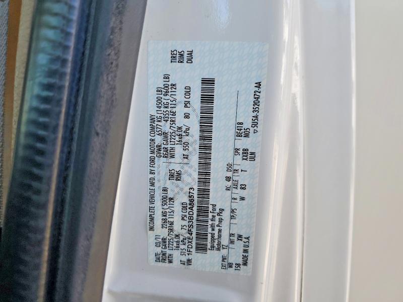 Aukcja sprzedaży 2013 Ford Econoline, vin: 1FDXE4FS3BDA86573, numer aukcji: 52571716