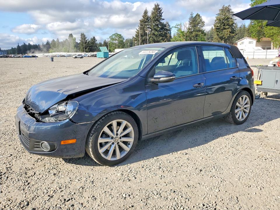 53225256 :رقم المزاد ، WVWNM7AJ5CW254251 vin ، 2012 Volkswagen Golf مزاد بيع