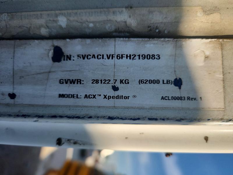 2015 Autocar Xpeditor მანქანა იყიდება აუქციონზე, vin: 5VCACLVF6FH219083, აუქციონის ნომერი: 53355786