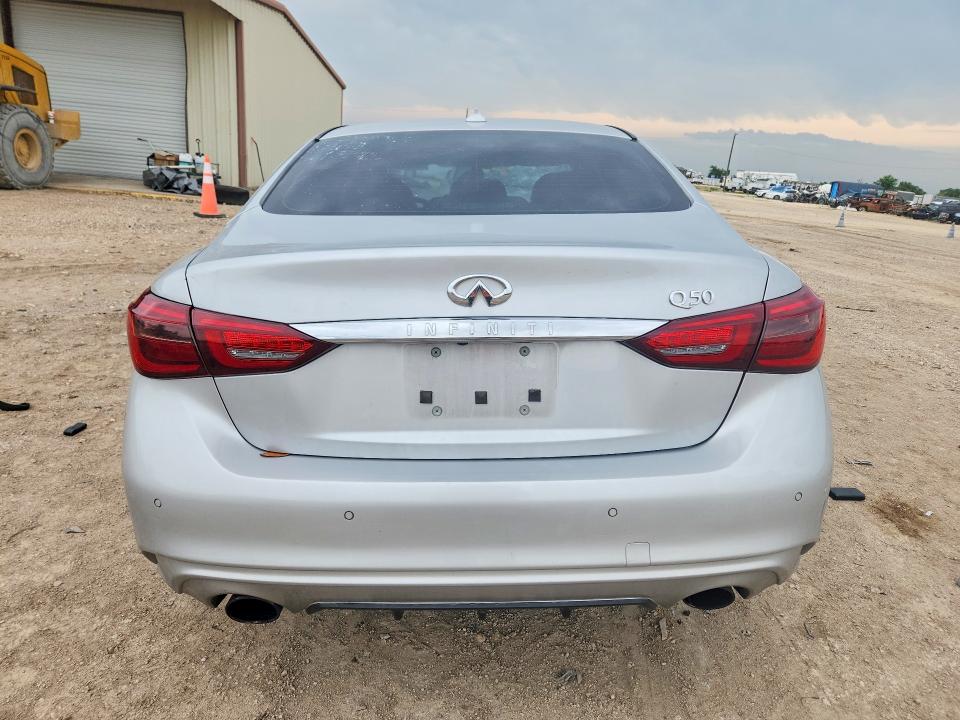 52502046 :رقم المزاد ، JN1EV7AP9JM366497 vin ، 2018 Infiniti Q50 مزاد بيع
