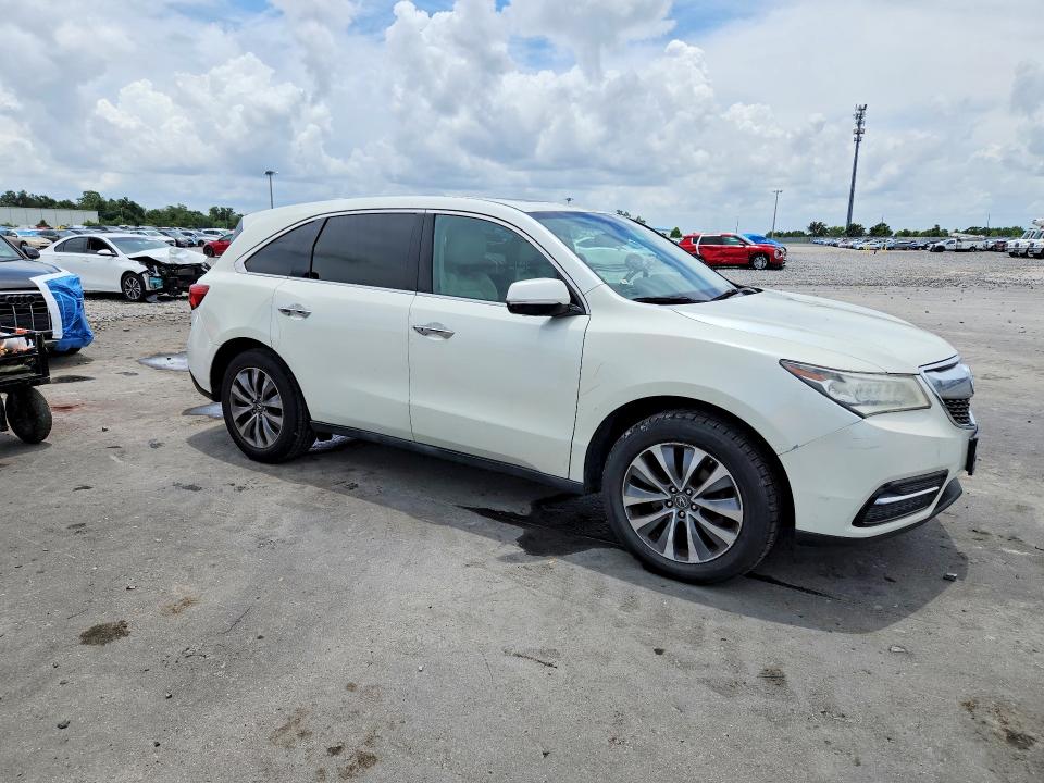 53996716 :رقم المزاد ، 5FRYD4H43FB014506 vin ، 2015 Acura Mdx مزاد بيع