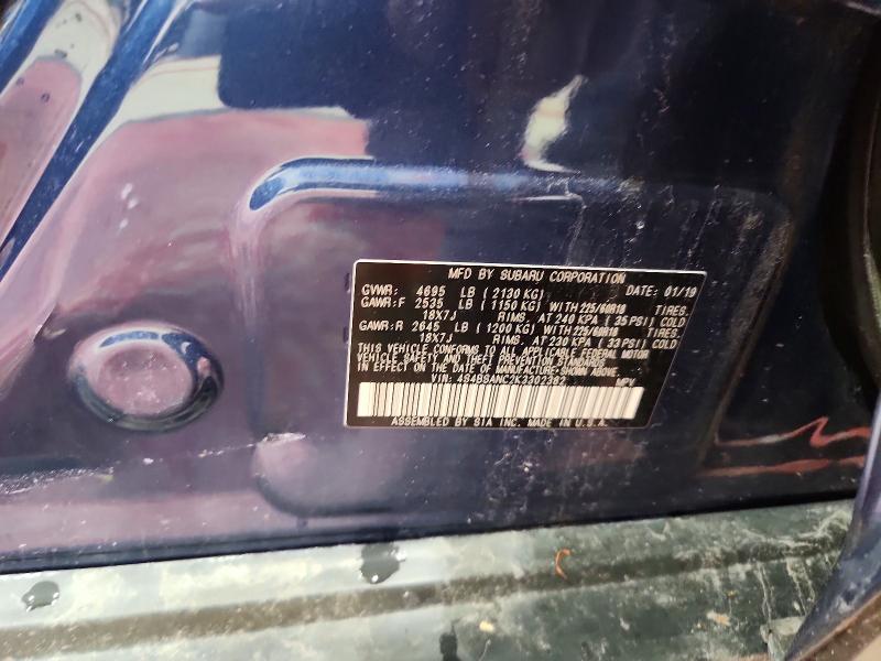 Продажа на аукционе авто 2019 Subaru Outback, vin: 4S4BSANC2K3302382, номер лота: 53400576