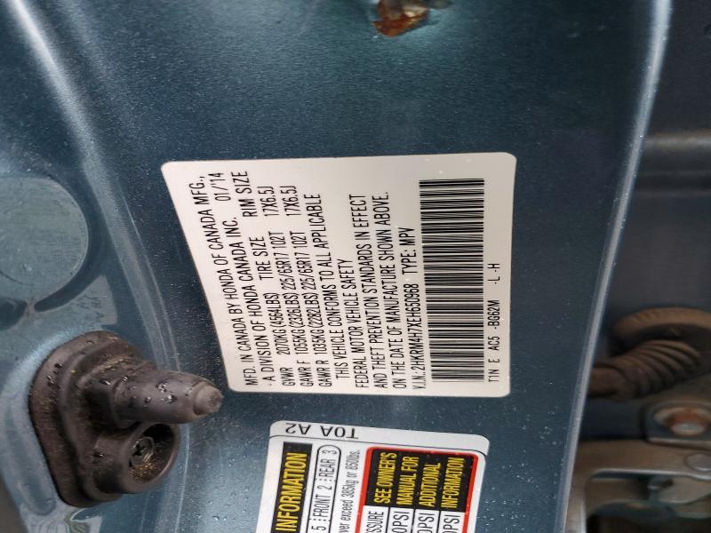 Продажа на аукционе авто 2014 Honda Cr-v, vin: 2HKRM4H7XEH650968, номер лота: 54769746