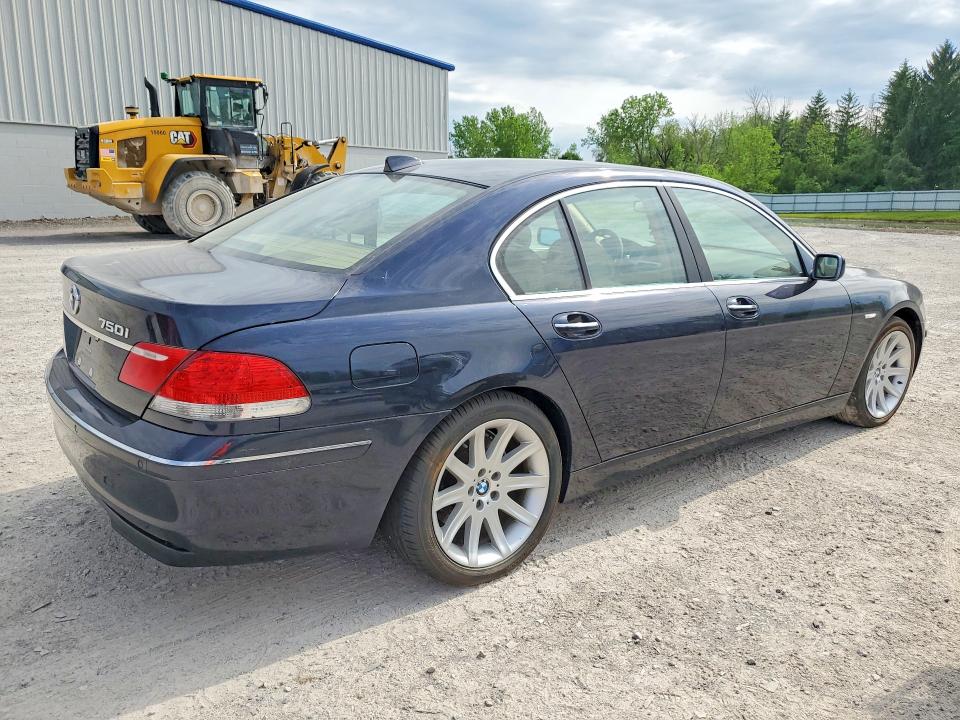 2006 Bmw 750 მანქანა იყიდება აუქციონზე, vin: WBAHL83576DT02058, აუქციონის ნომერი: 54547236
