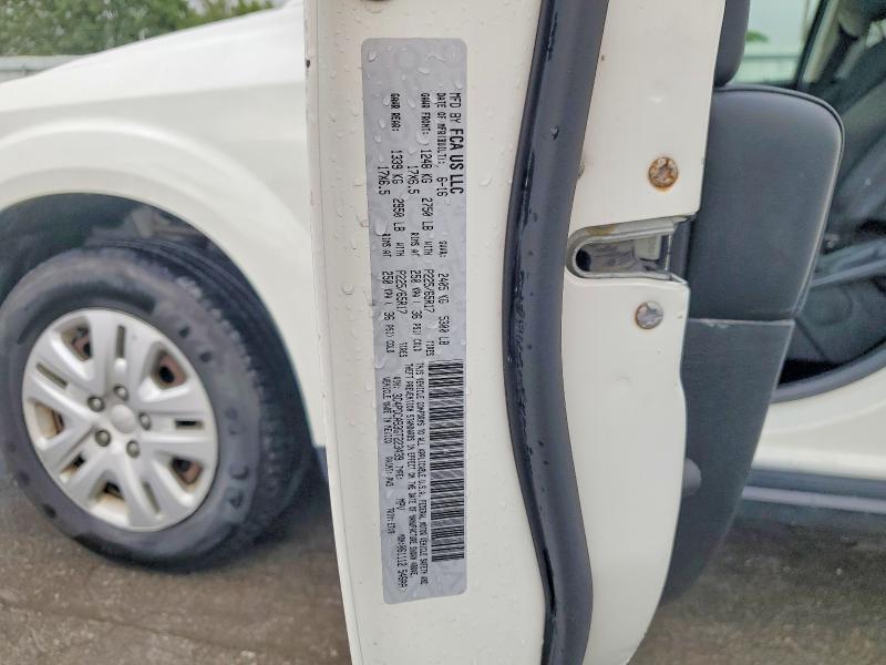 2016 Dodge Journey მანქანა იყიდება აუქციონზე, vin: 3C4PDCAB3GT223439, აუქციონის ნომერი: 54589656