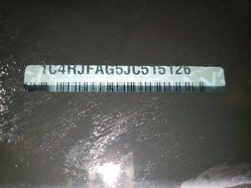 53234936 :رقم المزاد ، 1C4RJFAG5JC515126 vin ، 2018 Jeep Grand Cherokee مزاد بيع