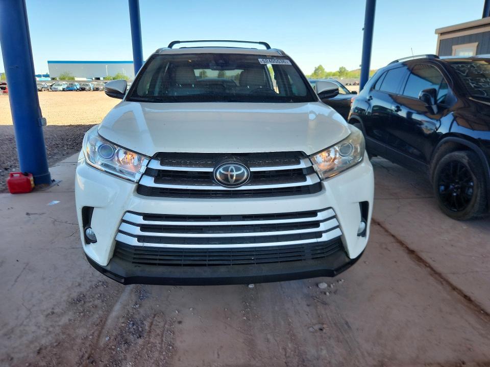 Aukcja sprzedaży 2018 Toyota Highlander, vin: 5TDKZRFHXJS536629, numer aukcji: 52405536