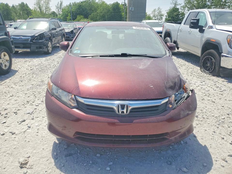 54683816 :رقم المزاد ، 19XFB2F52CE092565 vin ، 2012 Honda Civic مزاد بيع